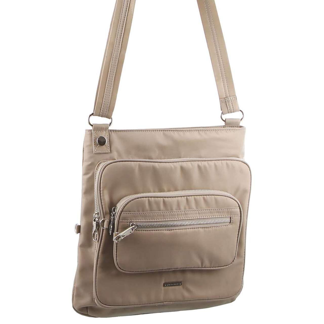 Pierre Cardin Anti-Theft Cross Body Bag Taupe - Online | KG Electronic