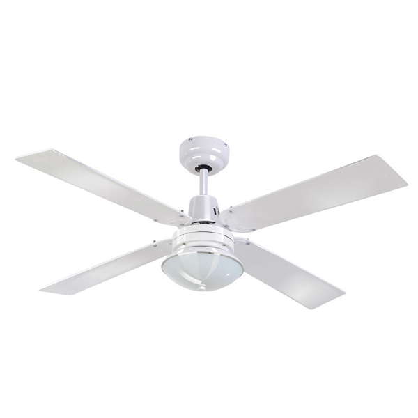 Details About Heller Sienna 1 2m Ceiling Fan Air Cooling Light Remote Cherry Wood White Blades