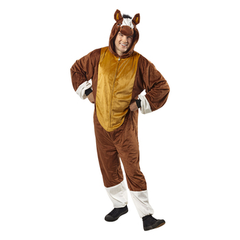 Rubies Horse Furry Jumpsuit Costume Party Dress-Up - Size L-XL