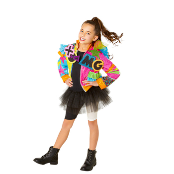 Xomg Xomg Pop Girls Costume Party Dress-Up - Size S