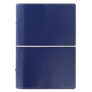 Filofax Domino Personal Organiser Faux Leather - Navy