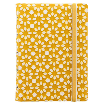 Filofax Impressions Pocket Notebook A4/A5 Refillable Yellow/White