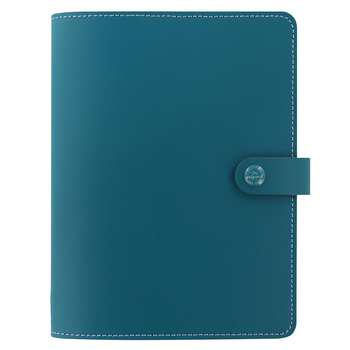 Filofax 23cm Leather The Original A5 Notebook Folio Aqua