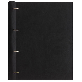 Filofax Classic Clipbook A4 Monochrome Organiser - Black