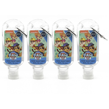 4PK Paw Patrol Blues Kids Instant Hand Sanitiser Gel 50ml