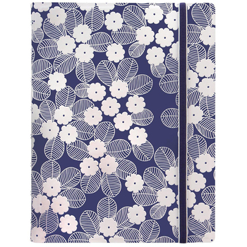 Filofax A5 Impressions Notebook Stationery - Navy/White