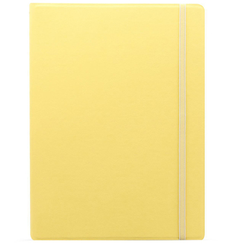 Filofax Pastels A4 Notebook Ruled Paper Stationery - Lemon