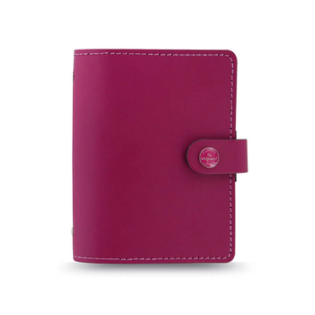 Filofax The Original Pocket Organiser Leather Raspberry