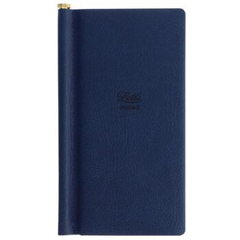 Letts Origins Slim Address Book Navy Home Office Stationery