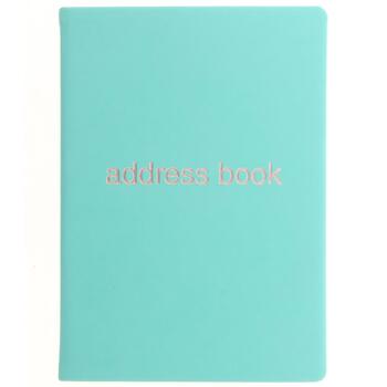 Letts Dazzle A5 Address Book Turquoise Home Office Stationery