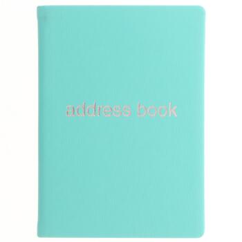 Letts Dazzle A6 Address Book Turquoise Home Office Stationery