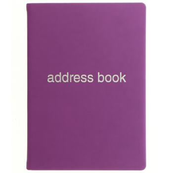 Letts Dazzle A5 Address Book Purple Home Office Stationery