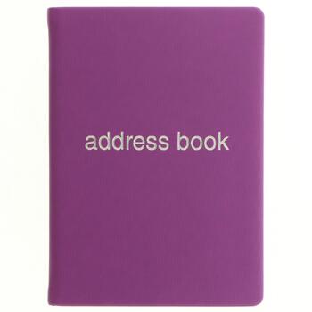 Letts Dazzle A6 Address Book Purple Home Office Stationery