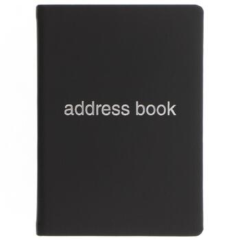 Letts Dazzle A6 Address Book Black Home Office Stationery