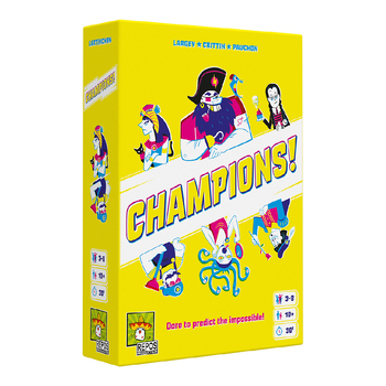 Repos Production Champions Card Game 3-8 Players 10y+