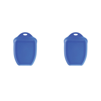 2PK Dexas 33cm Chop & Scoop Silicone Chopping Board Medium - Blue