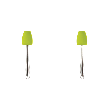 2PK Dexas Gadget Silicone 29cm Spoonula Cooking Utensil - Green