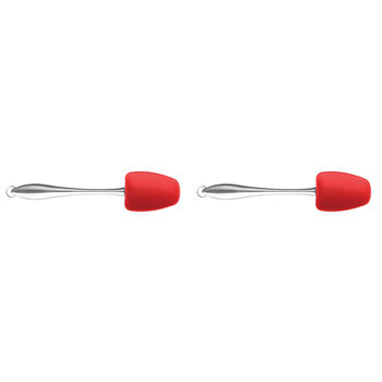 2PK Dexas Gadget Silicone 29cm Spoonula Cooking Utensil - Red