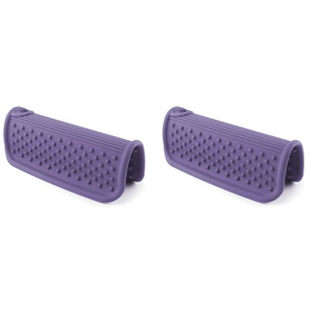 2PK Dexas 15.5cm Silicone Pot Holder Cooking Accessory - Purple