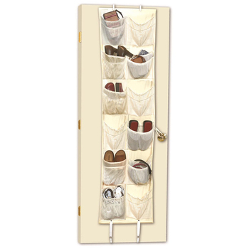 Jokari 54cm Scrap-n-Store Hanging Closet Storage Organiser - Cream