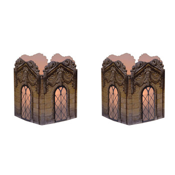 2PK Christian Lacroix AW Paper Table Lantern The Grotto 21cm