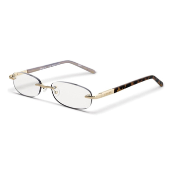 Cross Georgina Rimless Women Reader Eye Glasses +1:00 Brown/Black