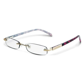 Cross Stephanie Rimless Reader Eye Glasses +1:75 Red/Black