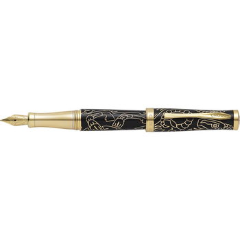 Cross Year of Goat Medium Fountain Pen Sauvage Lacq/23KT - Black