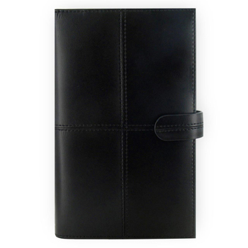 Filofax Personal Compact Classic Organiser Leather - Black