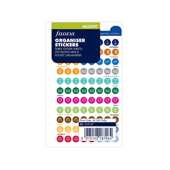 Filofax Multi-Fit Organiser Stickers Assorted Small