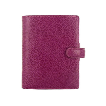 Filofax Finsbury Pocket Organiser Stationery Leather Raspberry