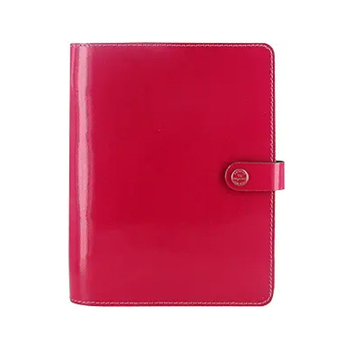 Filofax The Original Personal Organiser Leather Patent Fuchsia