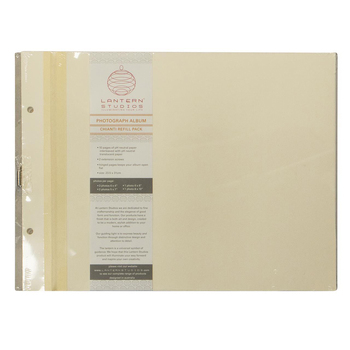 10pc Lantern Studios Chianti 23x31.5cm Refill Paper Sheets - Cream