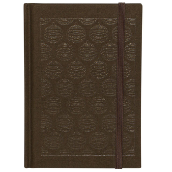 Lantern Studios Linen A6 Journal/Notebook Hardcover Chocolate