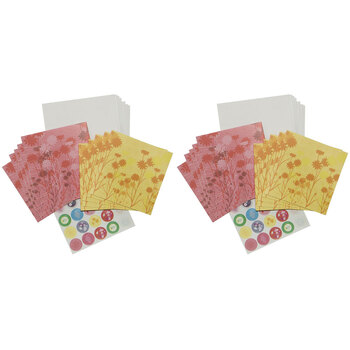 2PK Lantern Studios Notecards Office/School Stationery Sunflowers