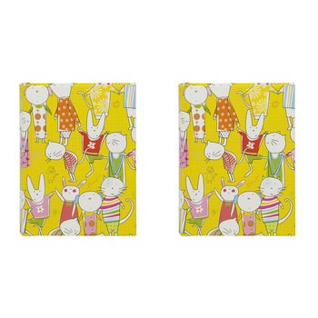 2PK Lantern Studios Animal Playdate 64-Pocket 12x16cm Photo Album - Character