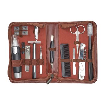 13pc Annabel Trends Gentleman's Travel Grooming Kit