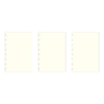 3x 32pc Filofax A5 Notebook Refill White Plain Paper Stationery