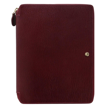 Filofax Chester A5 Zip Folio Personal Organiser - Red