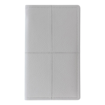 Filofax Classic Stitch Soft Travel Wallet Holder - Grey