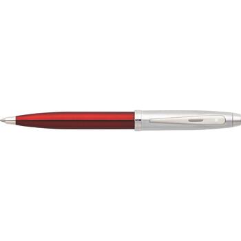 Sheaffer 100 Ball Point Pen Stationery HS Nib Red/Chrome