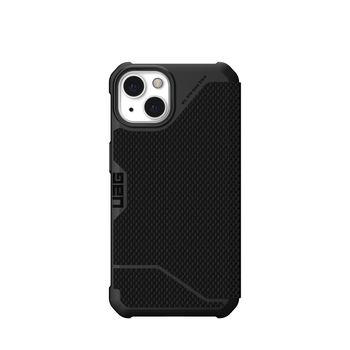 Urban Armour Gear Metropolis Folio Case For Apple iPhone 13 - Black