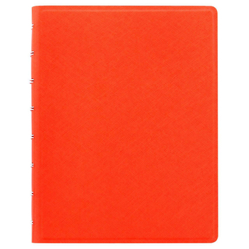 Filofax A5 Saffiano Notebook Journal Stationery - Bright Orange