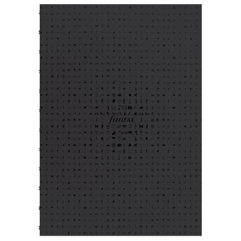 56pc Filofax Folio Notebook A4 Refill Sheets - Black