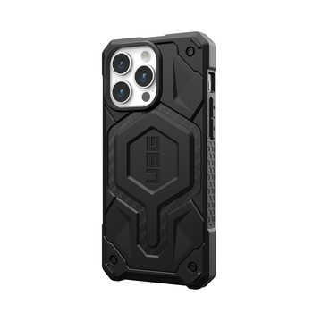 Urban Armour Gear Monarch Pro MagSafe Case For iPhone 15 Pro Carbon Fiber