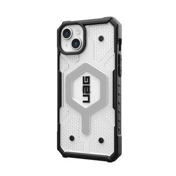 Urban Armour Gear Pathfinder Clear MagSafe Phone Case For iPhone 15 Ice