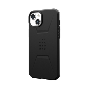 Urban Armour Gear Civilian MagSafe Phone Case For iPhone 15 Plus Black