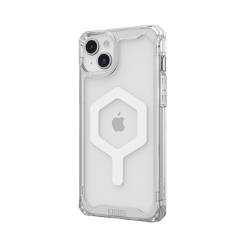 Urban Armour Gear Plyo MagSafe Phone Case For iPhone 15 Plus Ice/White