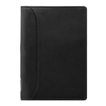 Filofax Nappa Pocket Slim Organiser Stationery Leather Black