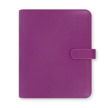 Filofax A5 Saffiano Personal Organiser Binder - Raspberry